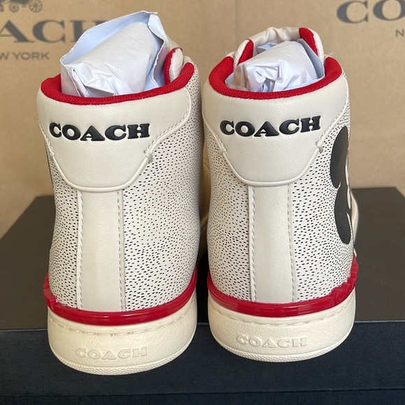 Coach CLIP MXKH HIGH TP Chalk/Black WMNS sneakers Disney - Picture 13 of 16